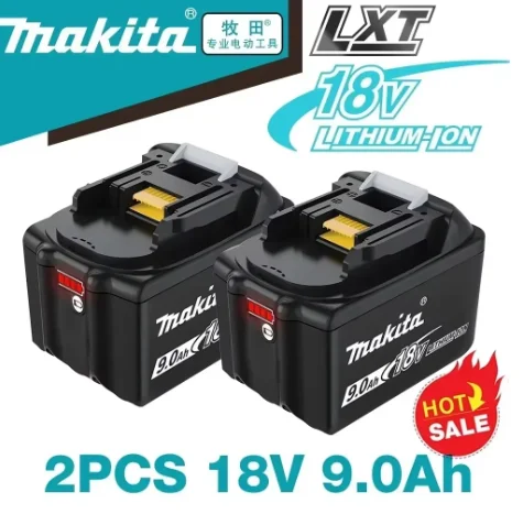 

Original Makita 18V lithium battery with three capacities 9.0Ah to meet different needs. Replace the battery
