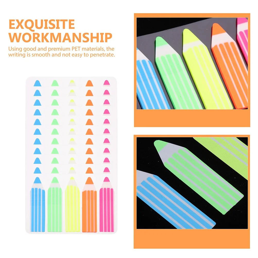 

1200Pcs Sticky Page Tabs Multiple Colors Transparent Adhesive Markers Practical Reading Stickers for Learning Home