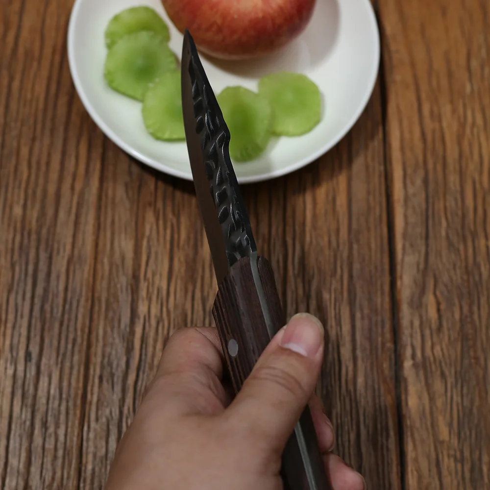 Hand Forged Boning  Knife Slicing Knife Multi-Purpose Segmentation Knife Household Stainless Steel Fruit Cleaver Knife Cover