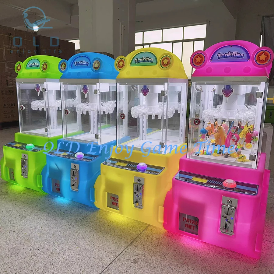 

Tank Hero Clip Gift Machine, LED Mini Toy Claw Crane Game Machine for Carnival, Arcade Grabber, Coin Operated, KTV, Cinema