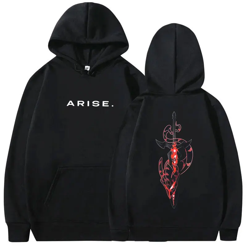 

Anime ARISE Solo Leveling Hoodie Men Women Casual Fleece Cotton Vintage Sweatshirt Male Cartoon Manga Oversized Pullover Hoodies