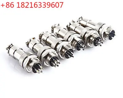 YAO GX12 Aviation Circular Connector 2Pin 3Pin 4Pin 5Pin 6Pin 7Pin Male Plug& Female Socket Diameter RS765 12mm 7/16