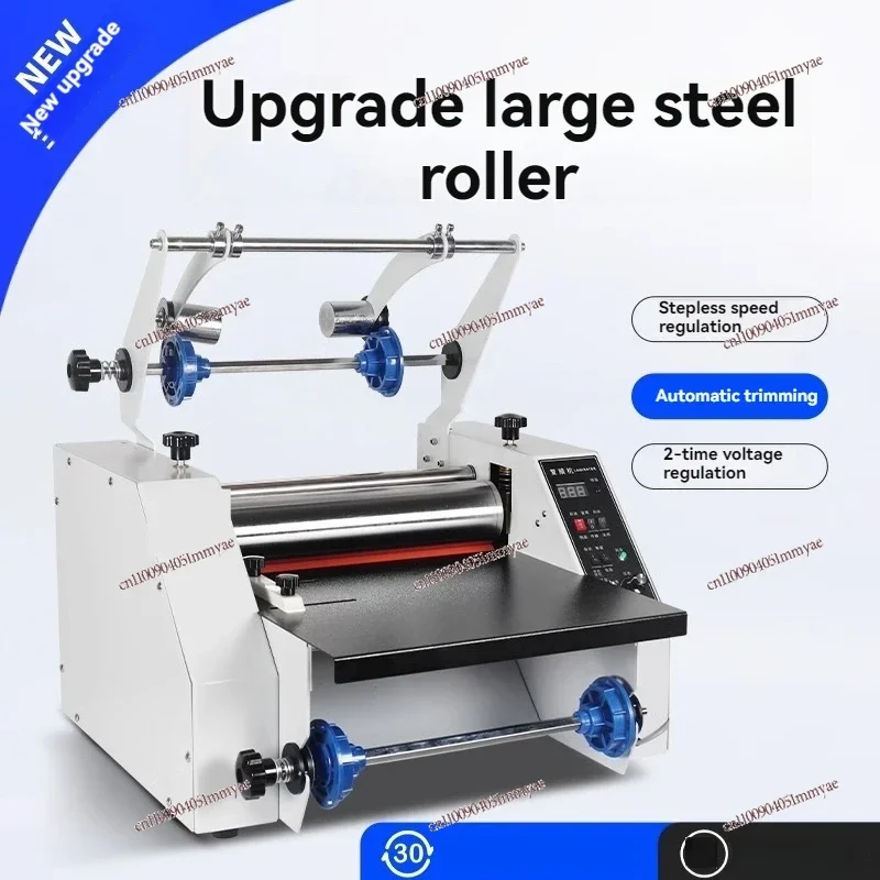 

Steel Roller Laminating Machine Photo Adhesive Peritoneal Machine Laminator Film Pre Coating Film Laminating Machine