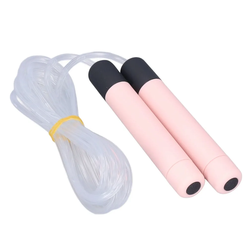 Unique ABS Luminous Skipping Rope Length 280cm Blue LED Light Up Rope Glowing Jump Rope Weight Loss Exercise