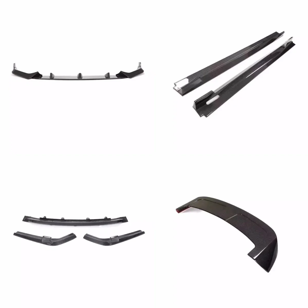 

Передняя губа из углеродного волокна, задняя губа, боковая юбка, верхнее крыло для BMW X7 G07 19-21, модифицированный неокрашенный комплект кузова, автомобильные аксессуары