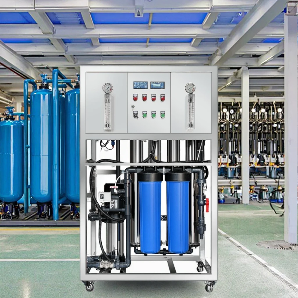 

Коммерческая система обратного осмоса для очистки воды 500 л/ч из нержавеющей стали с насосом и гарантией 1 год