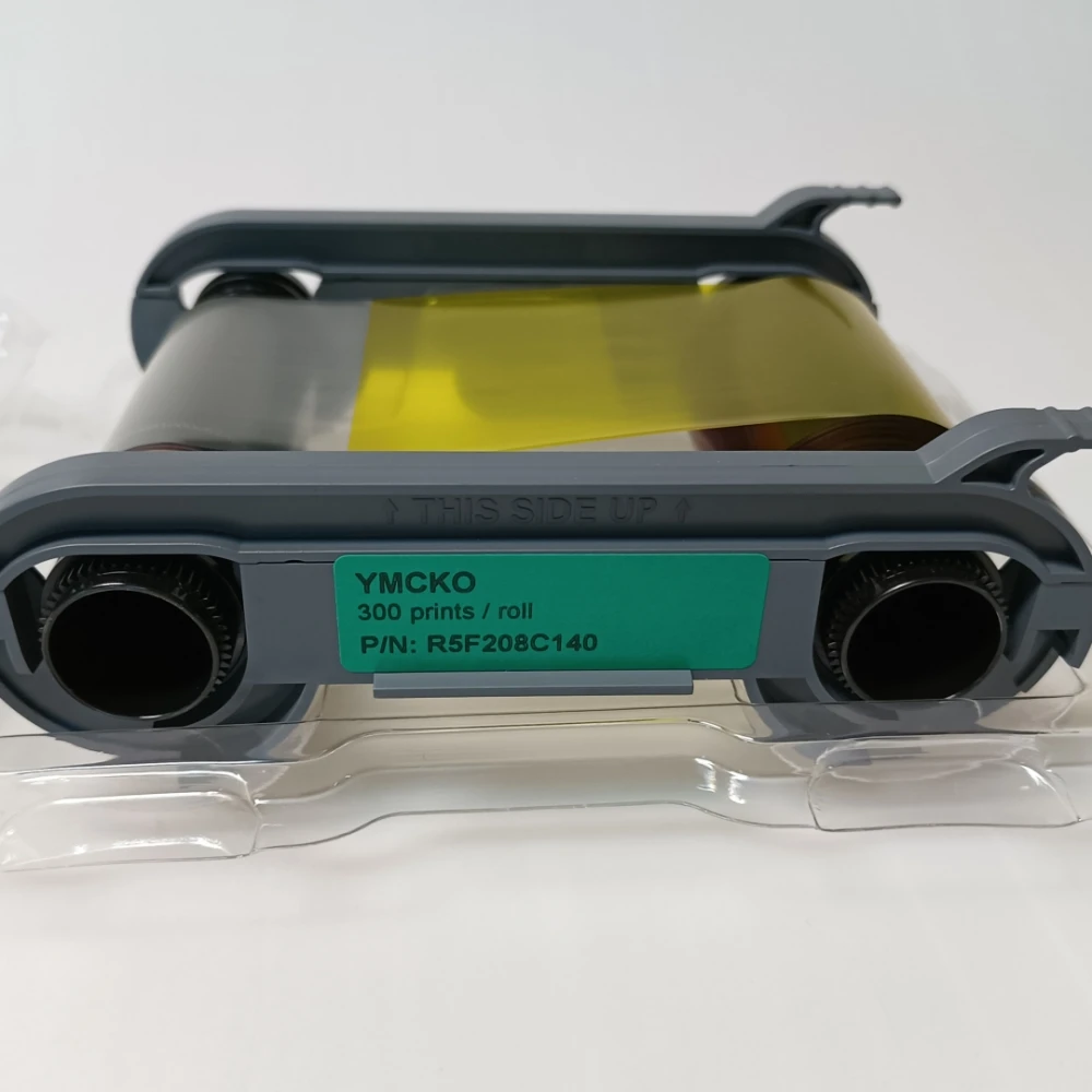 

original R5F208C140 YMCKO card printer ribbon 300prints use in Primacy2 Card Printer China version