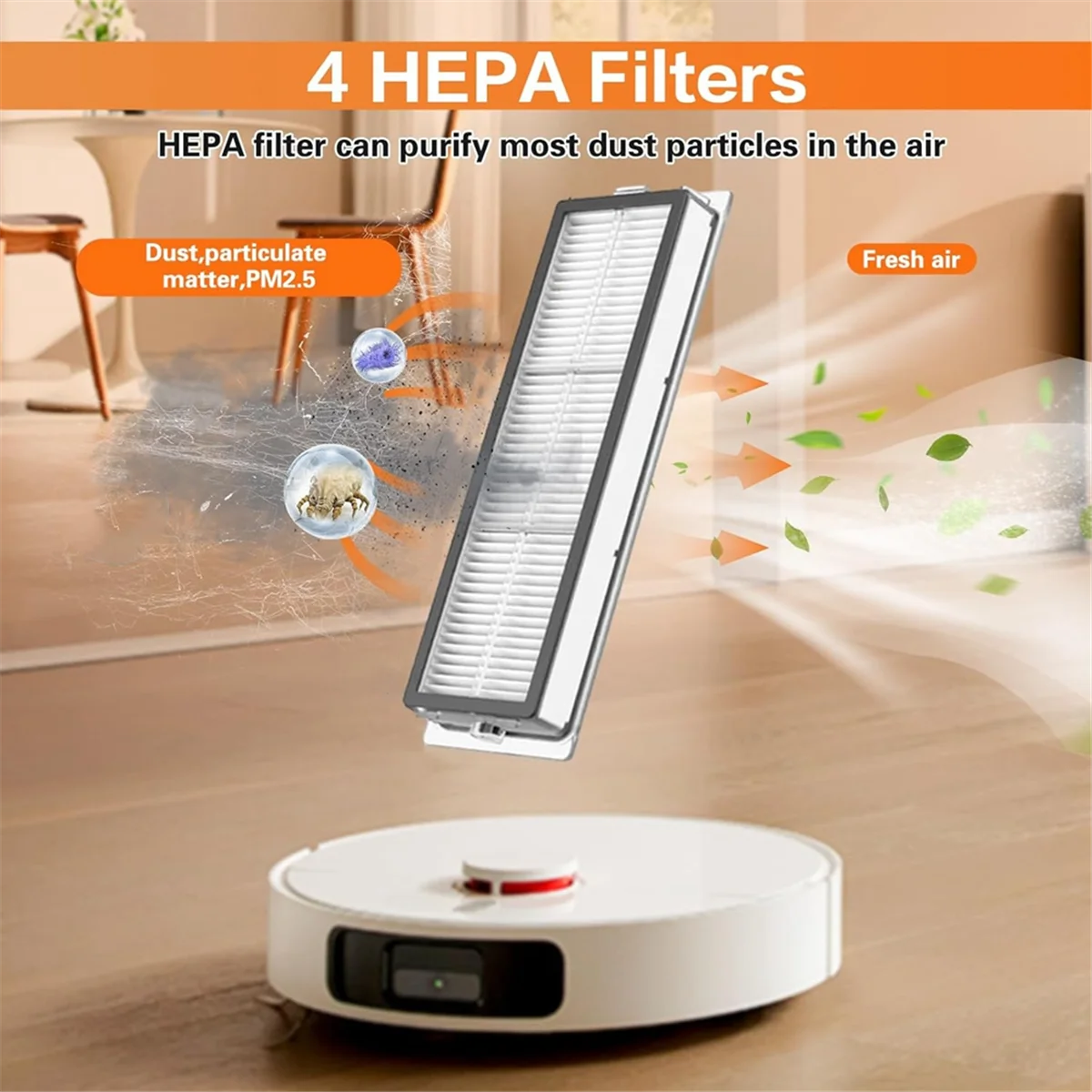 ロボット掃除機用フィルター,Xiaomi x20,x10 plus,dreame l10s ultra,l10 ultra,l10 prime用モップバッグ