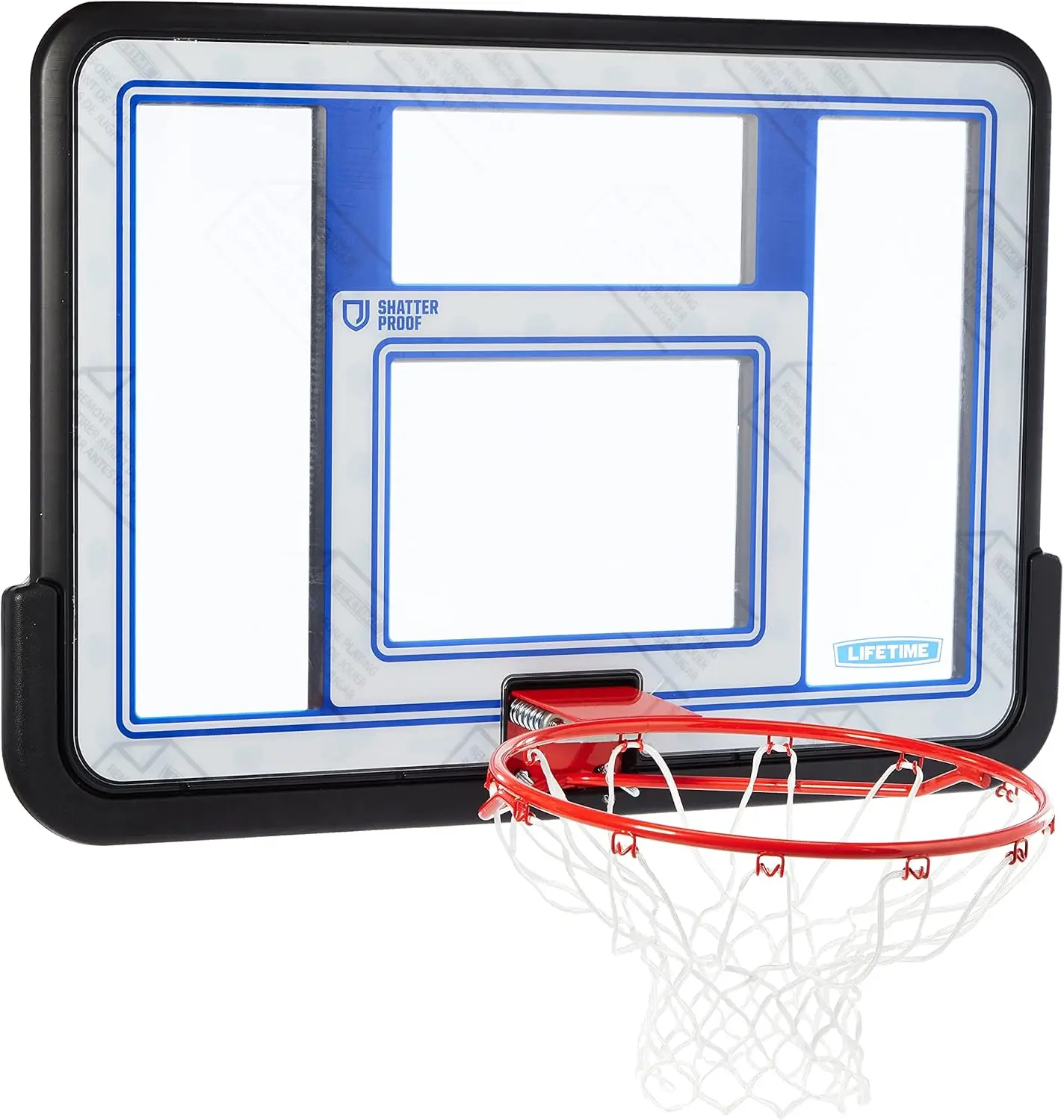 73650 44 Inch Shatterproof Backboard and Rim Combo Kit