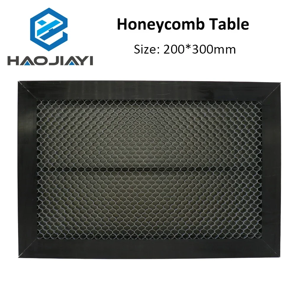 

Сотовый рабочий стол 300*200 мм, настраиваемый размер, лазерные детали платформы для лазерной гравера CO2, режущий станок