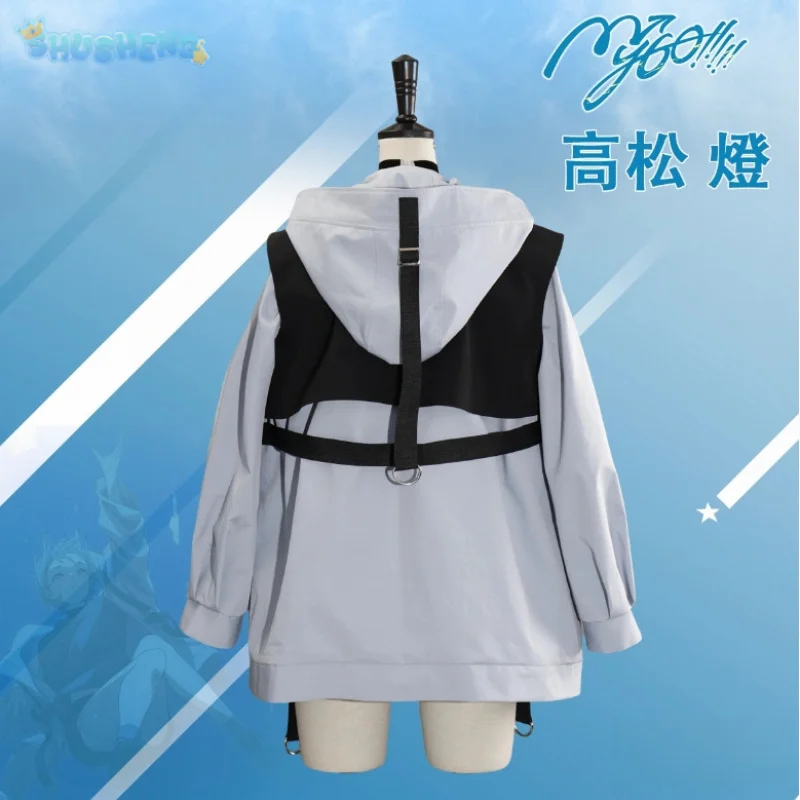 

Takamatsu Tomori from the anime BanG Dream!It's MyGO Cosplay Costume Men women new casual jacket T-shirt set Halloween custom un