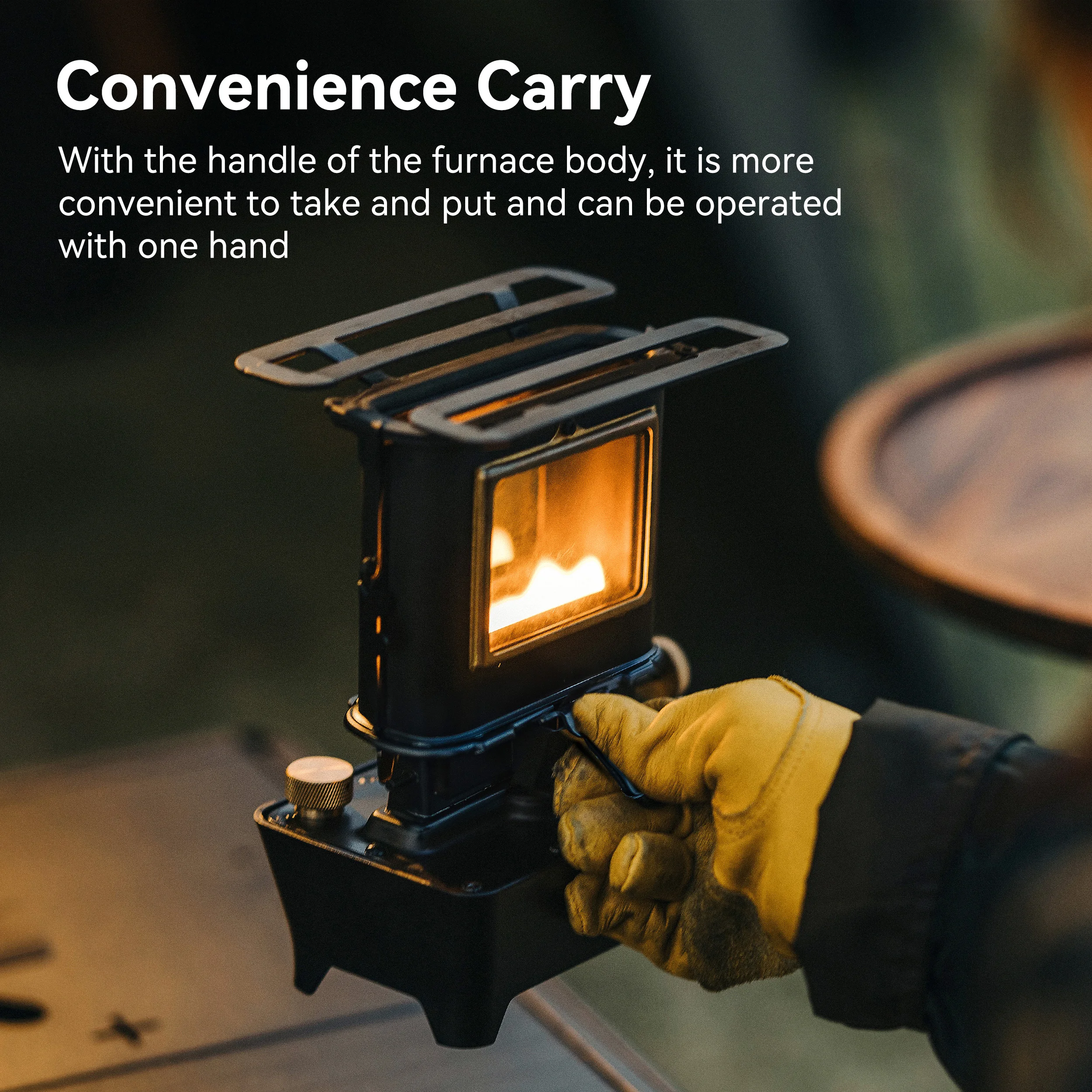 Thous Winds Firedance Oil Lamp Stove Portable Outdoor Camping Lantern Emotion Retro Lights for Picnic Backpack Camping Supplies