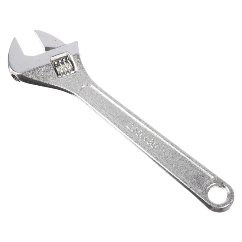 Разводной ключ Большое отверстие Длинная ручка Универсальный гаечный ключ Механическая мастерская Ручной инструмент для обслуживания CR-V сталь