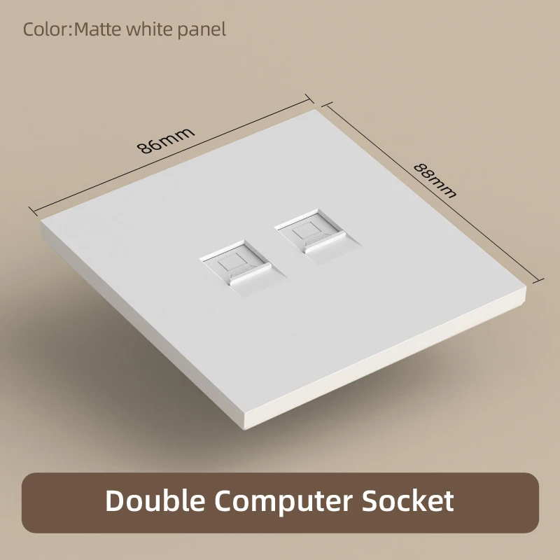 Standard Internet Socket TV/TEL Computer socket cable TV interface wall power socket Wall Socket Network Socket For Computer