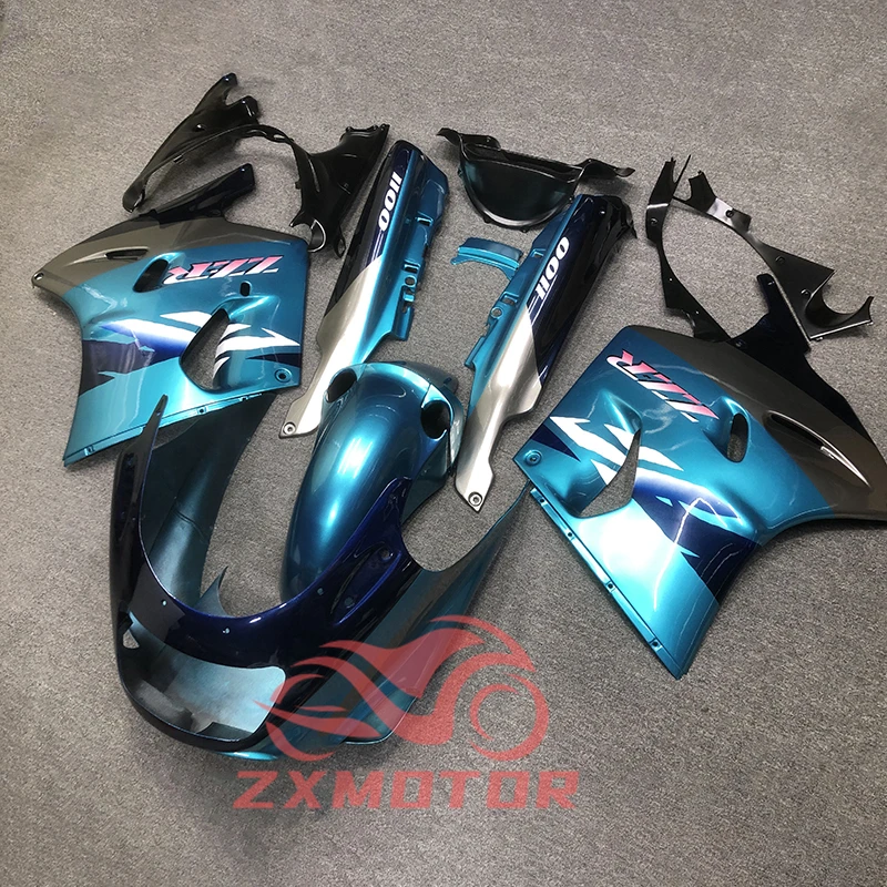 Fairings for Kawasaki ZZR1100 90 91 92 Motorcycle Racing Customized Shell Body Parts Fairing Kit ZZR1100 1990 1991 1992