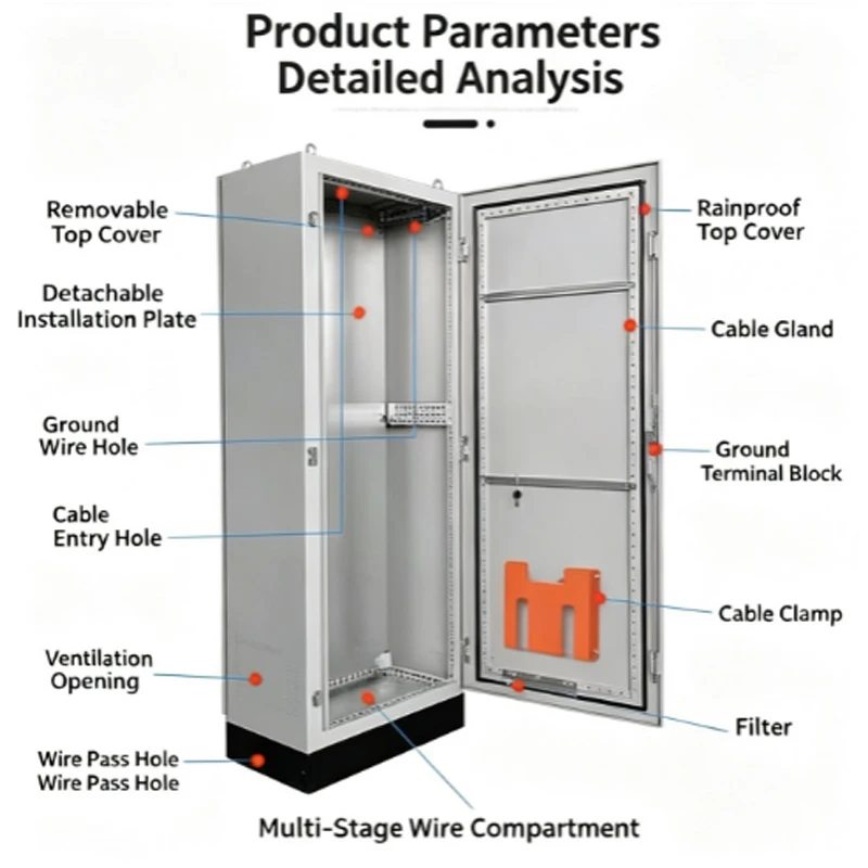 Rittal-style Electrical Cabinet, PS 9-fold & ES 5-fold Profile PLC Control Cabinet, Industrial Power Distribution Cabinet
