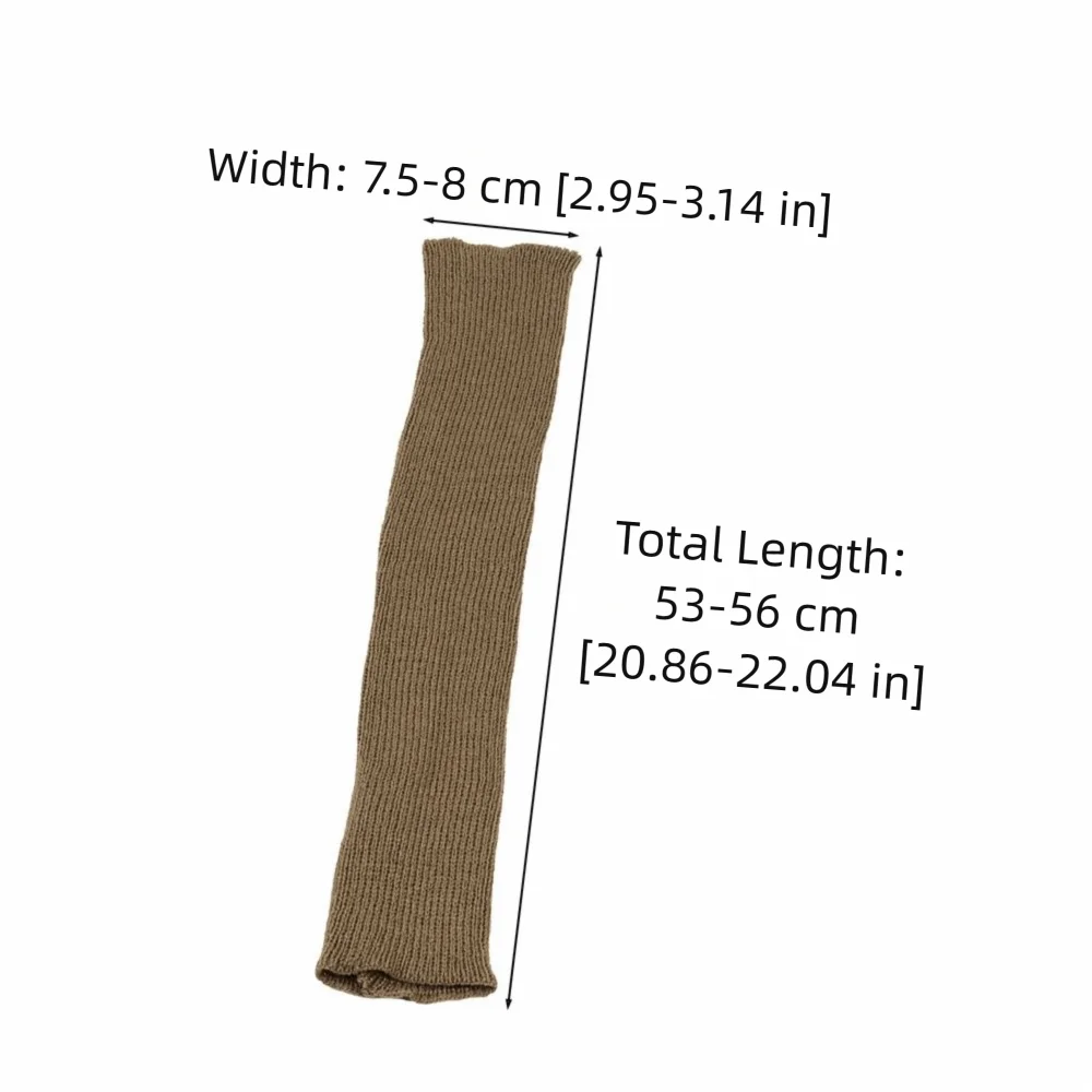 موضة كم طويل أصابع قفازات طويلة الصلبة لينة الذراع كم قفازات الذراع أدفأ محبوك غطاء للذراع قفازات للنساء الفتيات