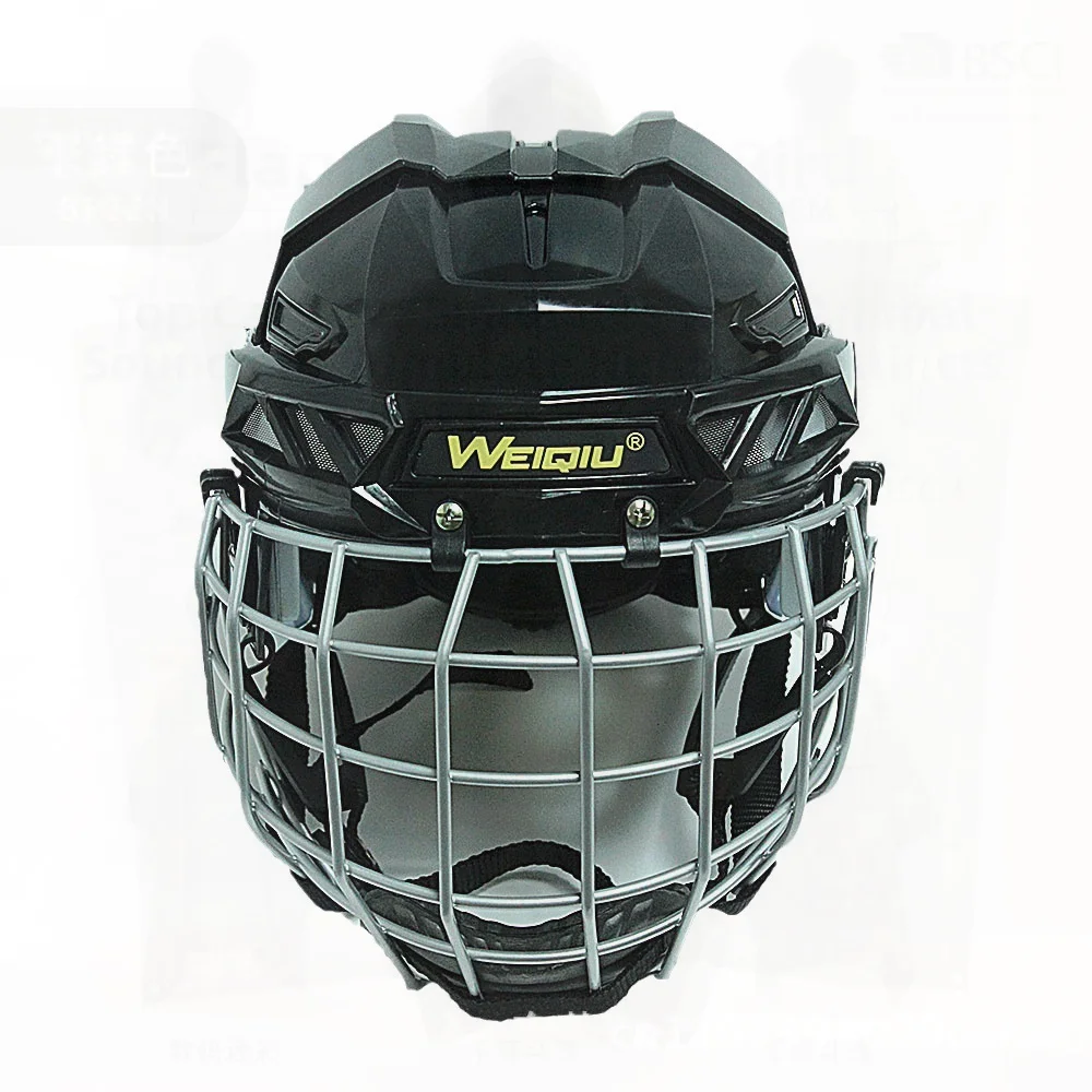 

Профессиональная кепка для хоккея и вратаря, защита от падения, защита головы для взрослых и детей, оборудование для роликовых коньков для регби, черный цвет