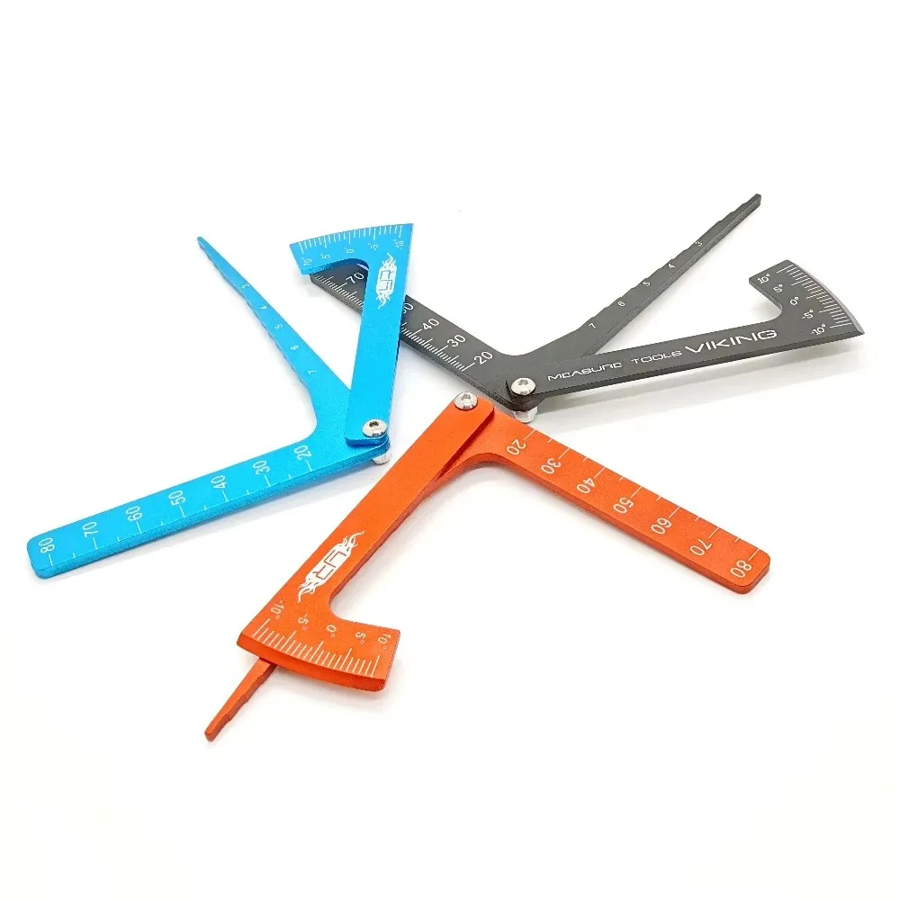 3-in-1 hoogtemeter liniaal aluminium metalen onderdelen wiel RC wegauto opzetten gereedschap chassis camber rit dip hoek ophanging eenvoudig speelgoed