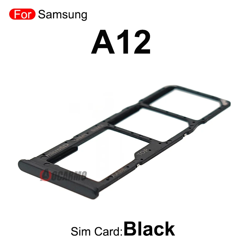 Sim Tray Card MicroSD Holder Nano Slot Replacement Part For Samsung Galaxy A12 A125F A22 5G A226 A226B