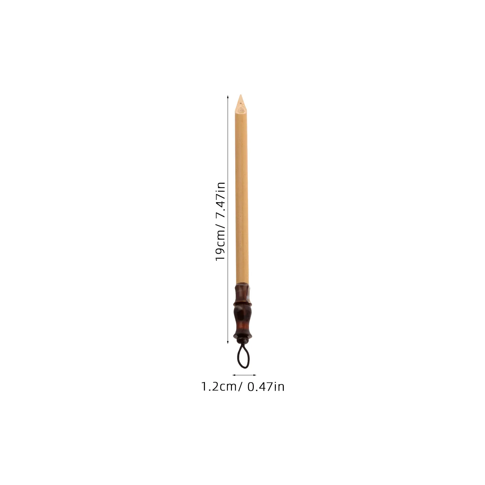 Handcrafted Bamboo Calligraphy Dip Pen for Beginners and Artists Lightweight Design Slanted Nib Vintage Japanese Chinese