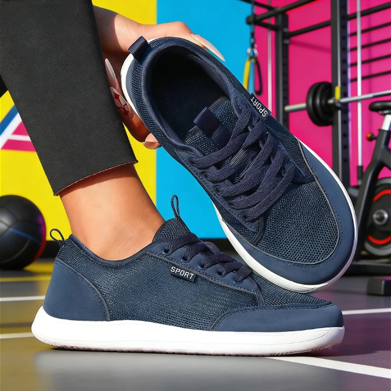 Frauen Breite Barfuß Schuhe Neue Mode Laufen Outdoor Turnschuhe Minimalistischen Große Trendy Mesh Casual Wanderschuhe Heißer Verkauf