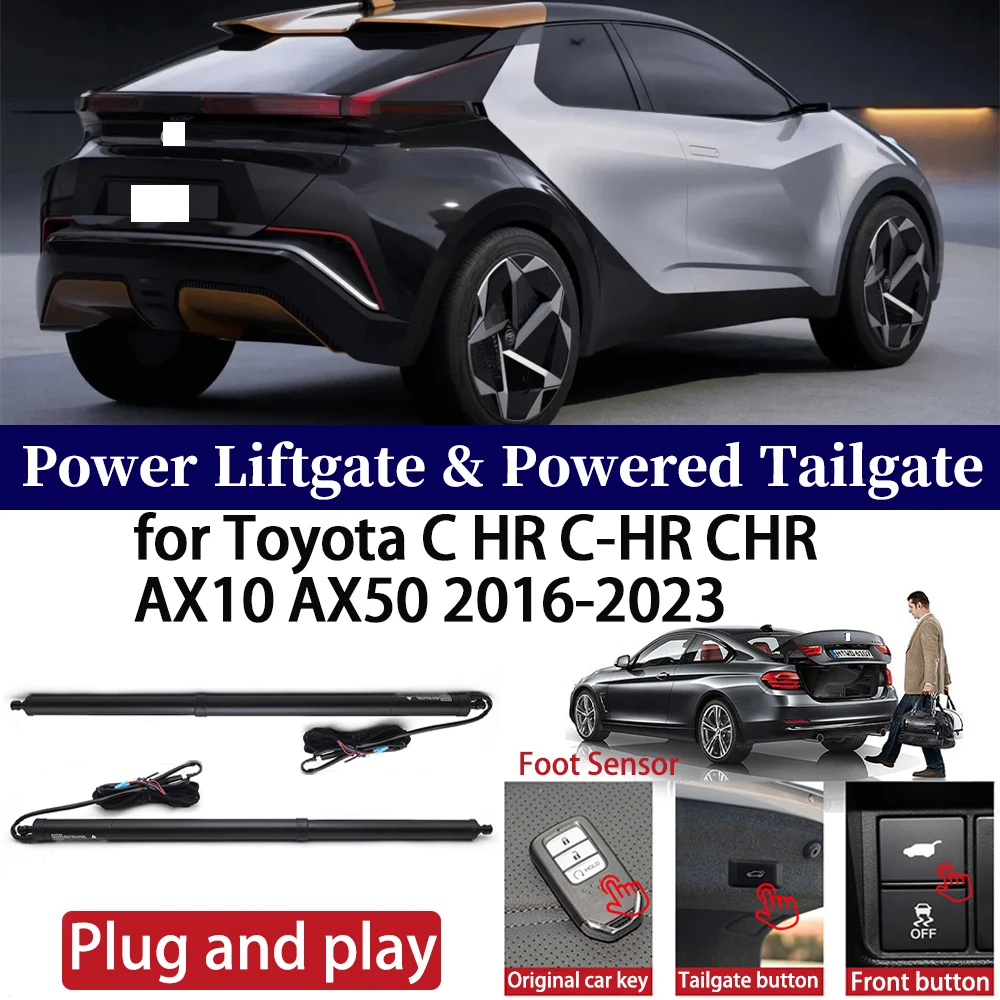 

ZhuCamX for Toyota C HR C-HR CHR AX10 AX50 2016-2023 Car Power Liftgate Automatic One-Click Powered Tailgate Strut opener