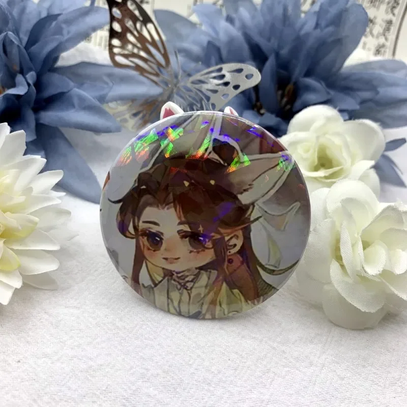 Anime Bênção Ornamento para Mulheres e Homens, Tian Guan Ci Fu Broche, Xie Lian Hua Cheng Emblemas Pins, Kid Bag Acessórios, Bênção Oficial do Céu