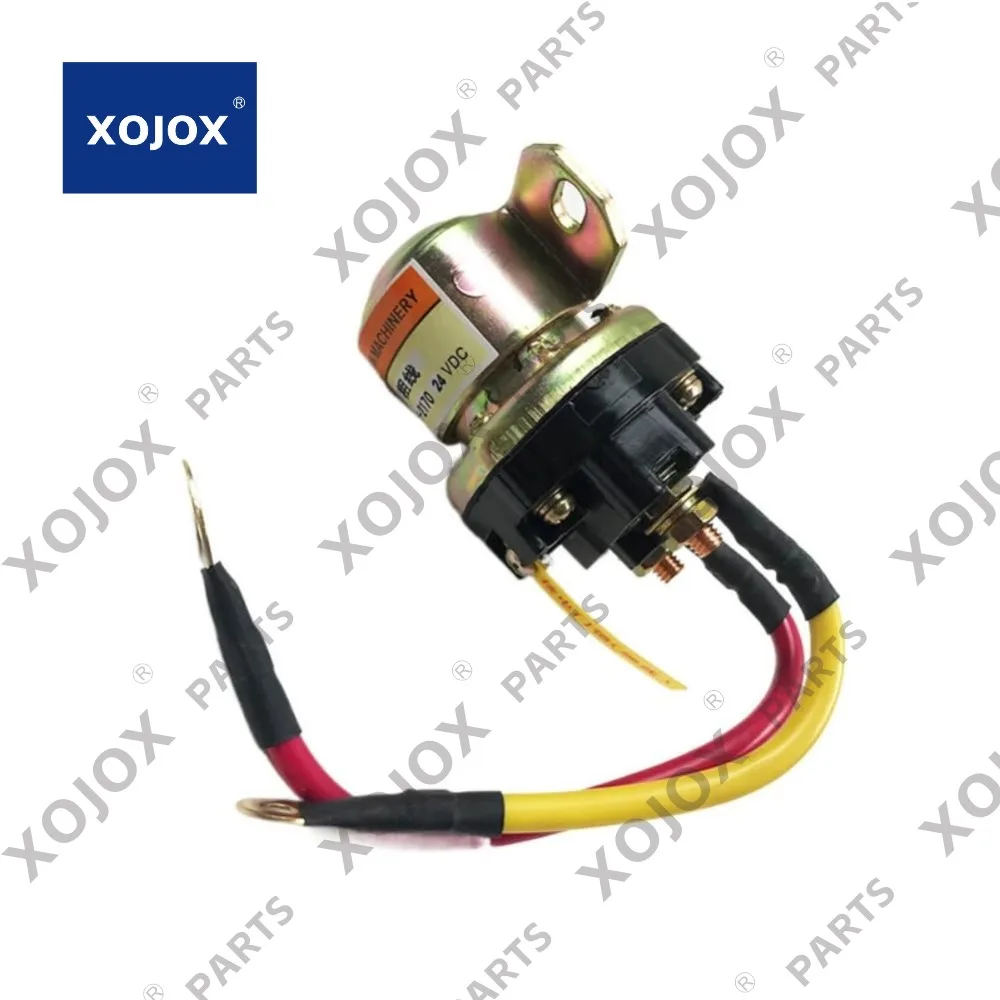 

XOJOX Совместим с Doosan Daewoo Cat Hitachi X Реле пускового двигателя экскаватора Универсальное (24 В)