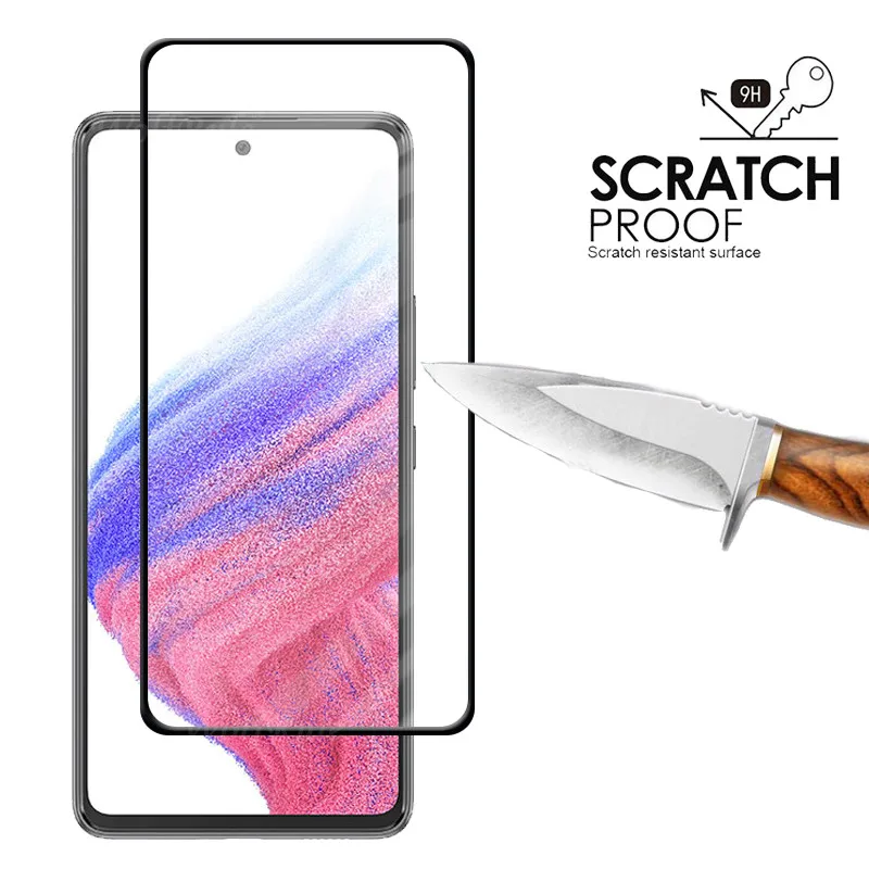 4-in-1 For Samsung Galaxy A53 5G Glass For Samsung A53 Tempered Glass Screen Protector For Samsung A52S A52 A73 A53 Lens Glass