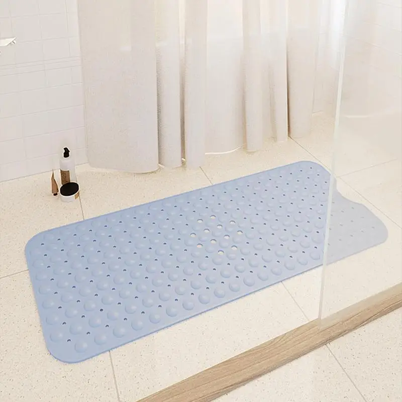 욕실 샤워 매트 욕조 패드, 가정용 욕실 미끄럼 방지 패드, 배수 구멍 및 흡입 컵, 욕조 마사지 발 패드
