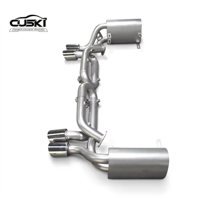 

Настраиваемый выпускной клапан из нержавеющей стали, выпускной клапан Catback для Porsche 911 Carrera S 997 3.8 2004-2010X-трубный глушитель