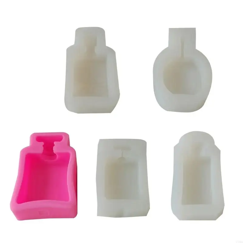 3D Bottle Mold Handmade Soap Mold for DIY Crafts Plaster