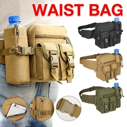 2023 New Waterproof Tactical Military Waist Bag Nylon Men Fanny Pack Hiking Outdoor Camping Shoulder Bum Belt Sport Chest Bags