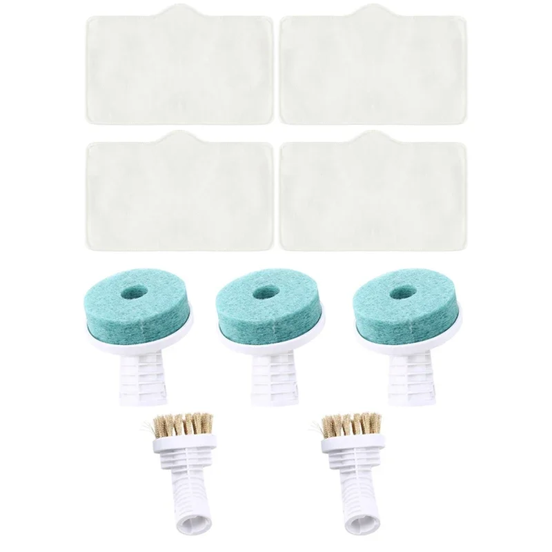 Deerma Steam Mop Cleaner Mopping Wiper & Brush Head Attachment Set