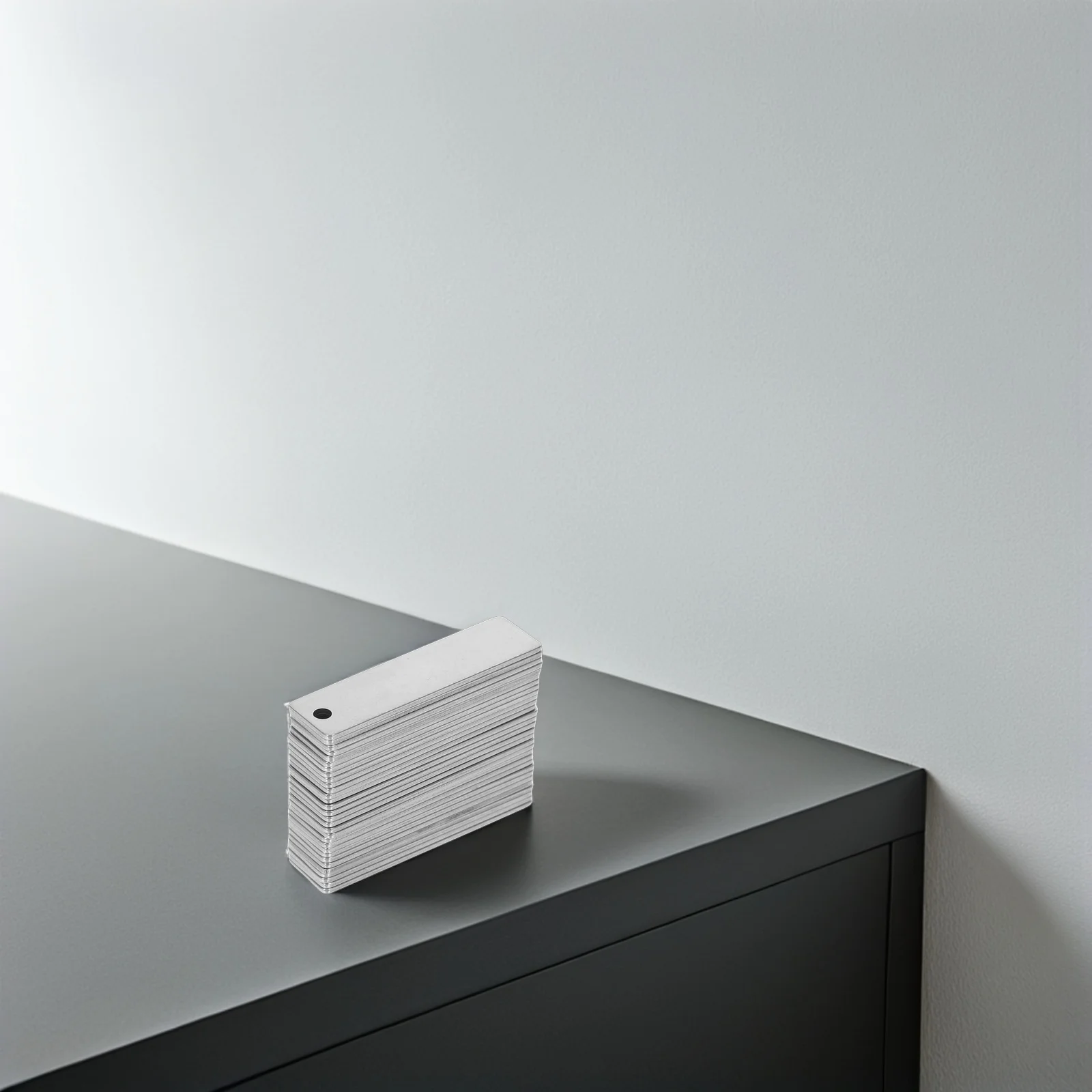 

30 Pcs DIY Jewelry Matching Accessories Stainless Steel Tag Labels Rectangle Stamping Blanks