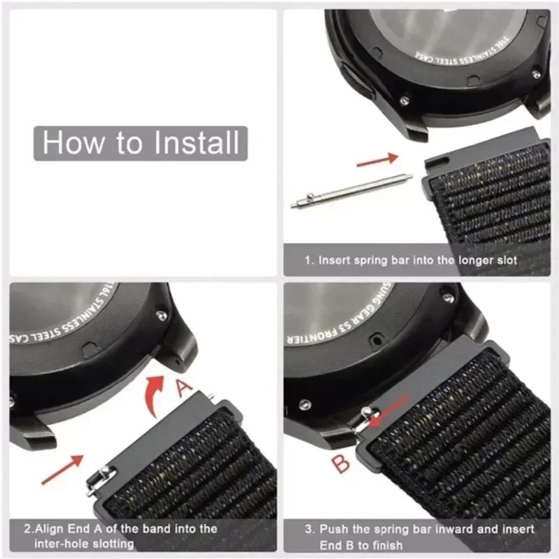 Pulseira de relógio de nylon de substituição e escudo de proteção TPU para Amazfit Active 2 Smartwatch Acessórios de pulseira