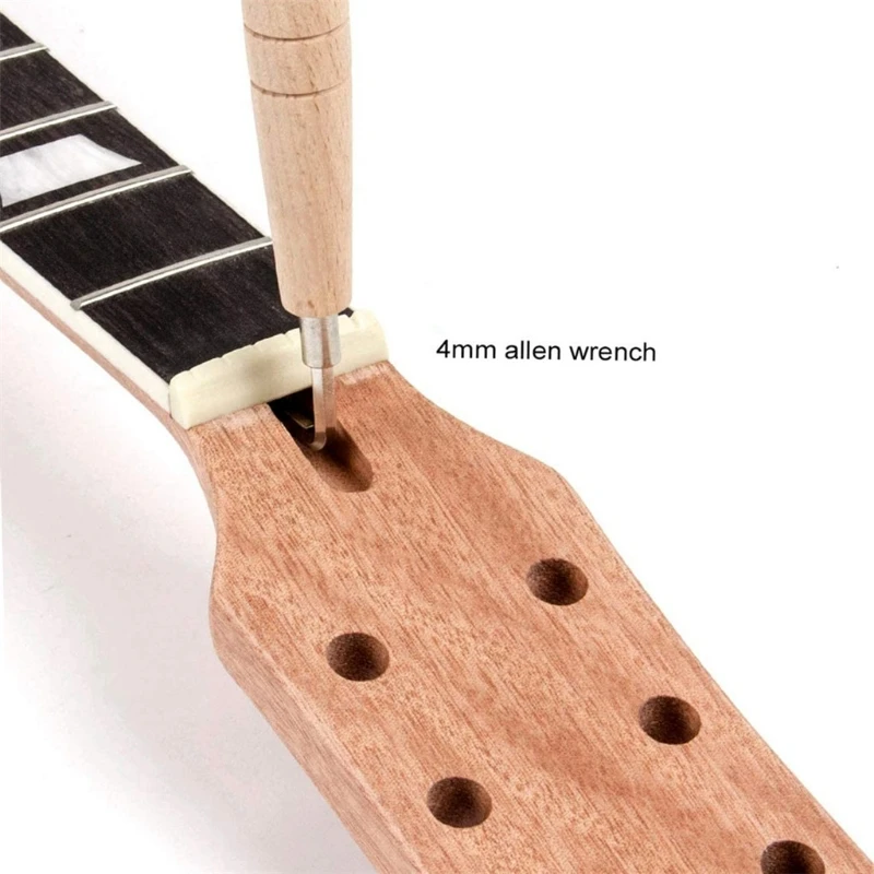 Electric Guitar Neck Wooden Stylish Replacement Guitar Neck Electric Instrument