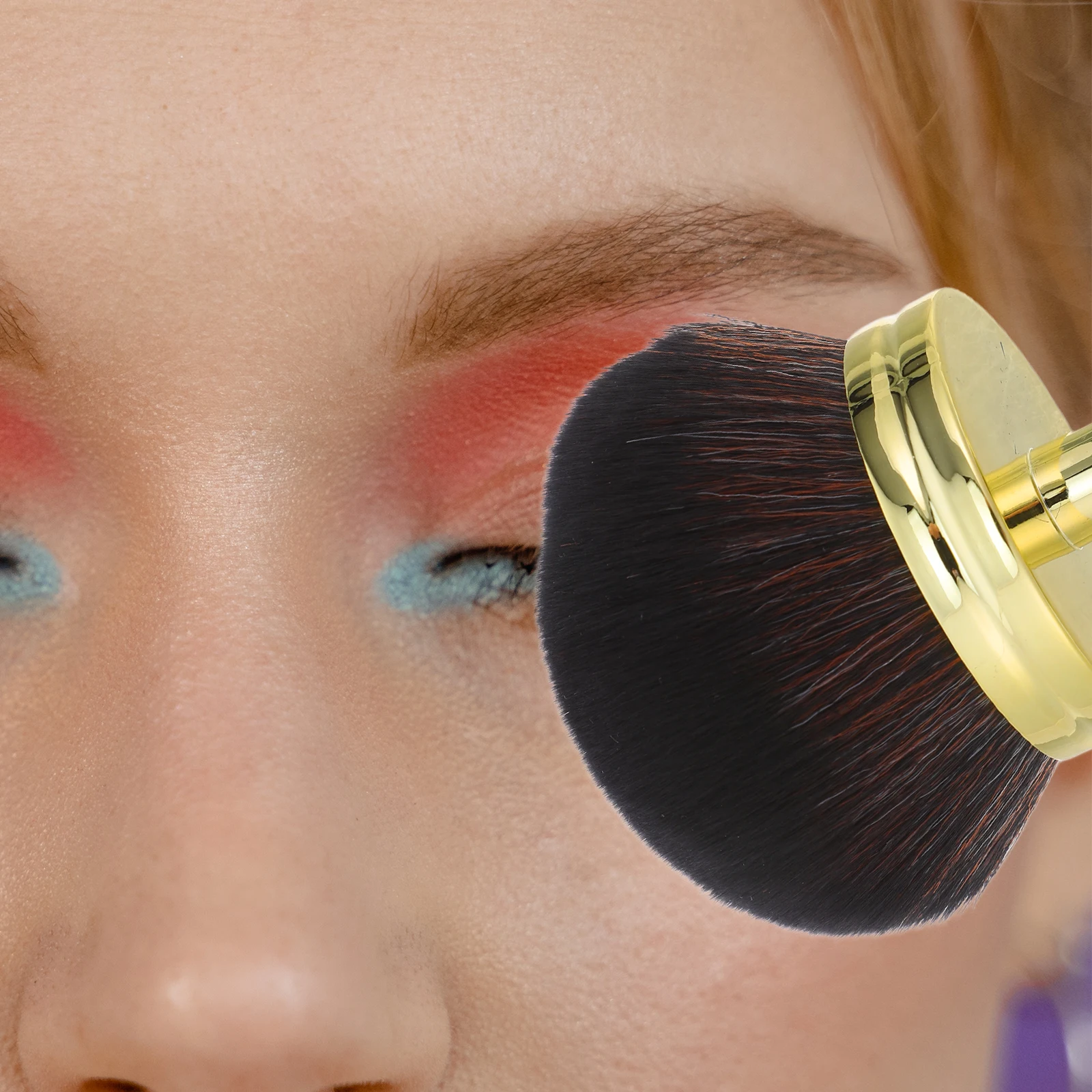 

Multifunctional Mushroom Head Brush Powder Blush Face Body Makeup Travel Soft Bristles Compact Design Foundation Highlighter