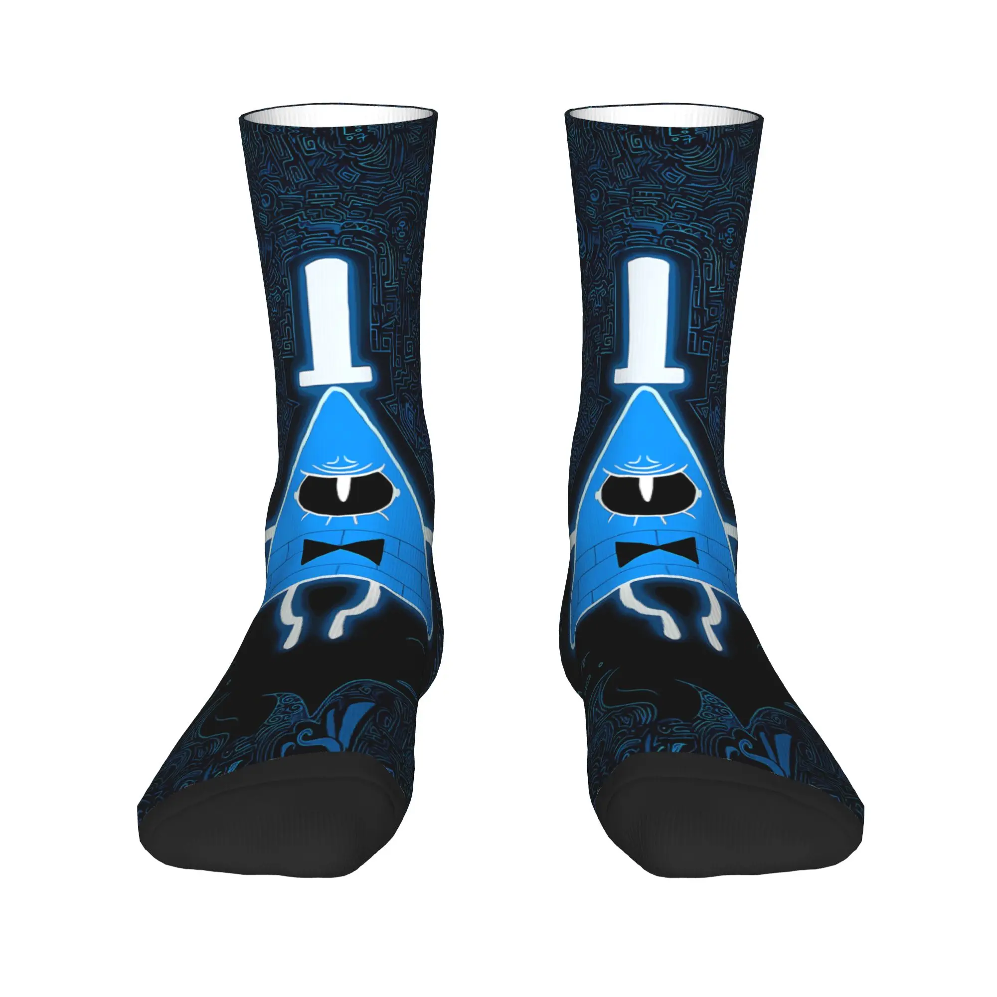 Bill Cipher Socks Gravitys Anime Falls Design Stockings Anti Skid Couple Socks Medium Soft Winter Korean Climbing Socks