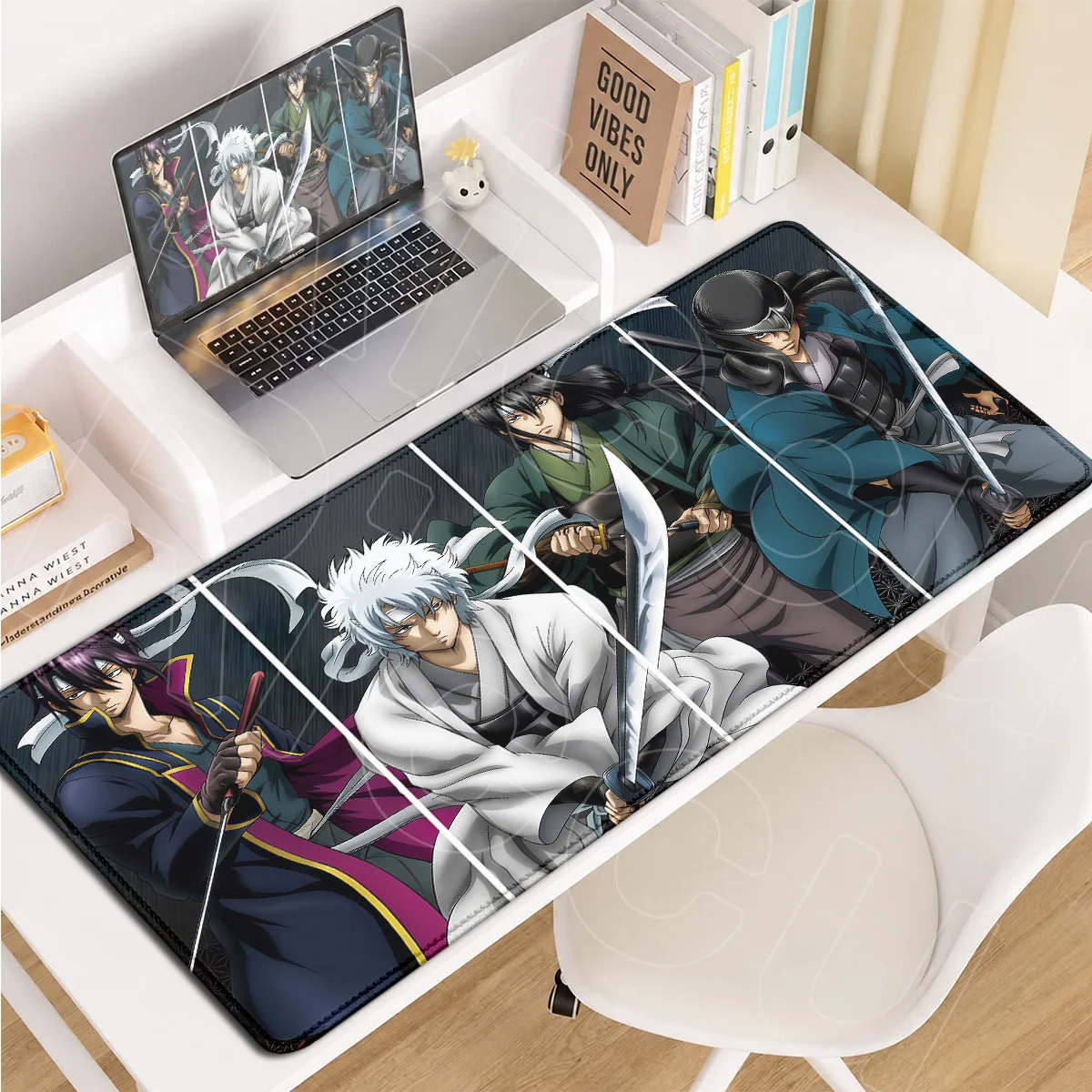 Locking Edge E-Sport Gamer Desktop-Matten G-Gintamas Japan Anime Mauspad XXL S-Sakata G-Gintoki Speed Mauspad 900x400mm Teppich – Detail 13