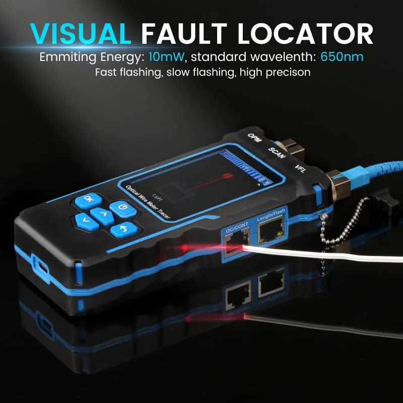 NOYAFA NF-8508 Network Cable Tester LCD Digital Rechargeable Network Line Finder Wire Tracker PoE Checker Optical Wire Meter