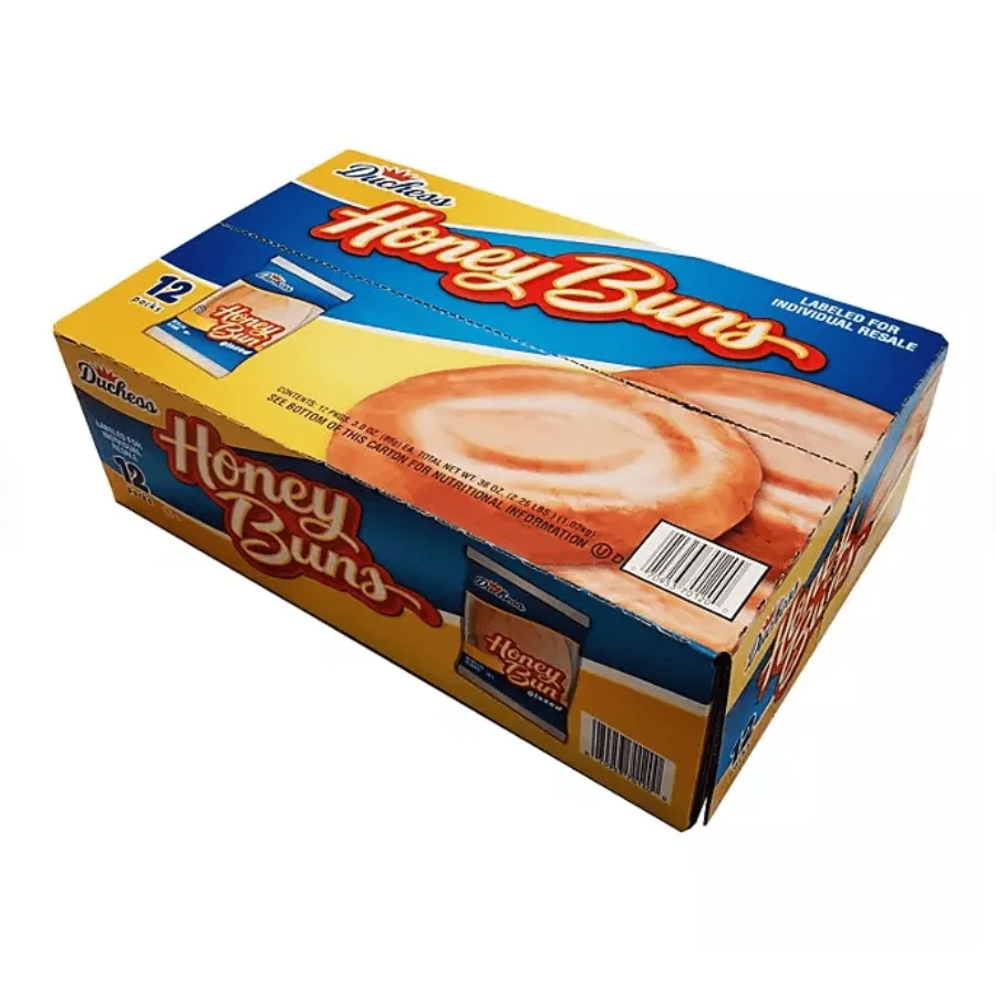 Bollos de miel de duquesa de 3 oz. paquete de 12.