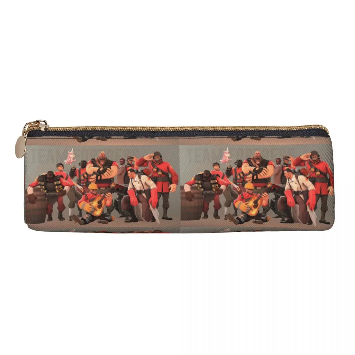 

Team Fortress 2 Guitar Pencil Case Pen Holder Storage Stationery Supplies Large Storage Pen Box Pencil Bag for Students School