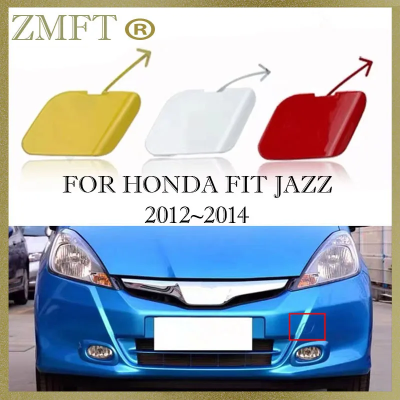 Car Front Bumper Towing Hook Cover Cap 71104-TF0-900 For HONDA FIT JAZZ 2012 GE6 GE8 For Fit Jazz Hybrid 2013 2014 GP1