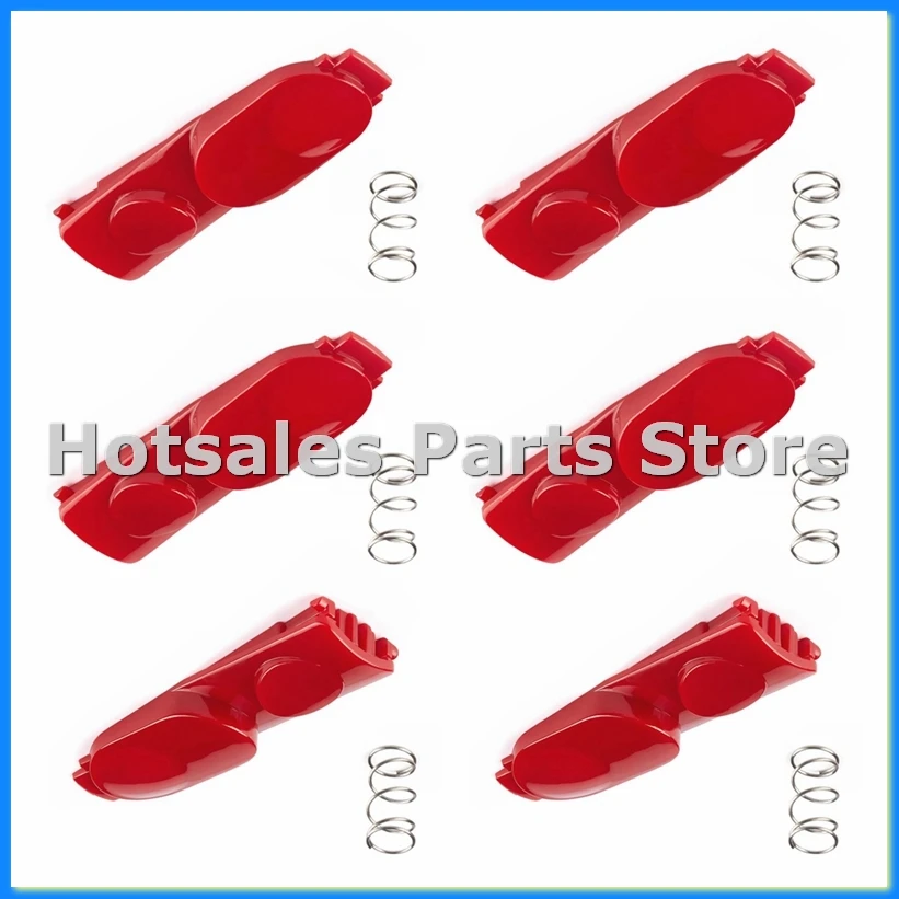 6PCS Wand Tube/Cleaner Head Clip Latch Tab Button for V7 V8 V10 V11 V15 Vacuum Replacement Tool Button with Spring-ABRM