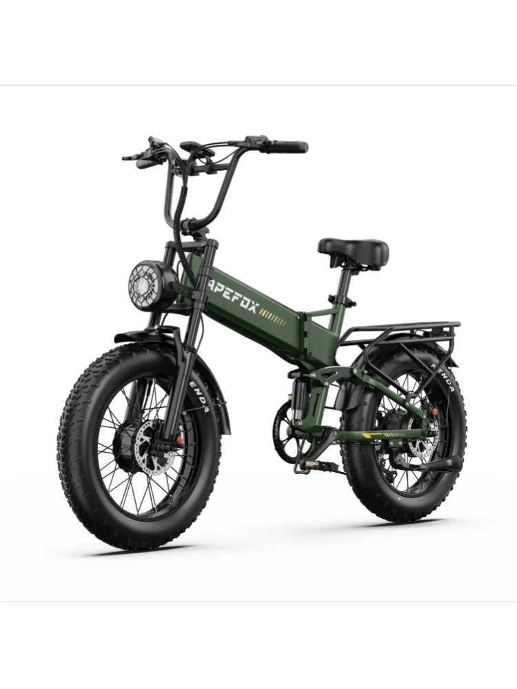 APEFOX RH20 City-Pendler-Elektrofahrräder 48V22.5Ah Akku Mountain E-Bike 20*4.0" Fat Tire All-Terrain Elektrofahrrad