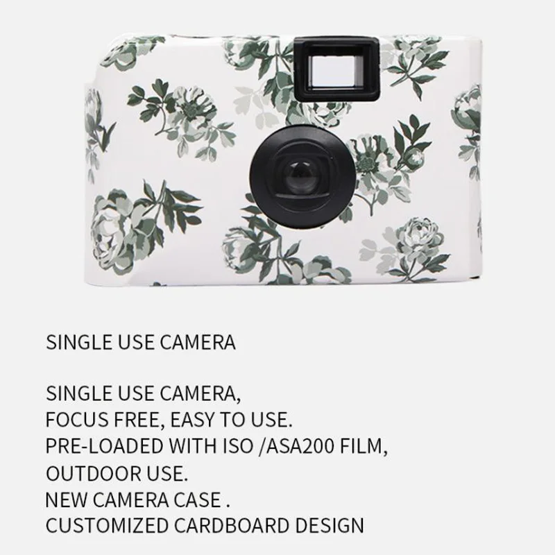 Single Use Disposable Camera Without Flash, Disposable Camera with Film For Outdoor Use