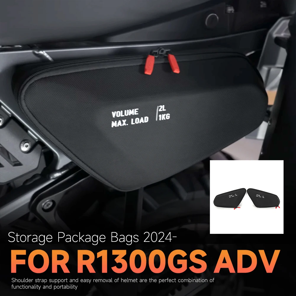 

For BMW R1300GS R1300 GS Adventure R 1300 GSA ADV 2024 2025 Motorcycle Side Frame Bag Storage Package Bags Waterproof Bag