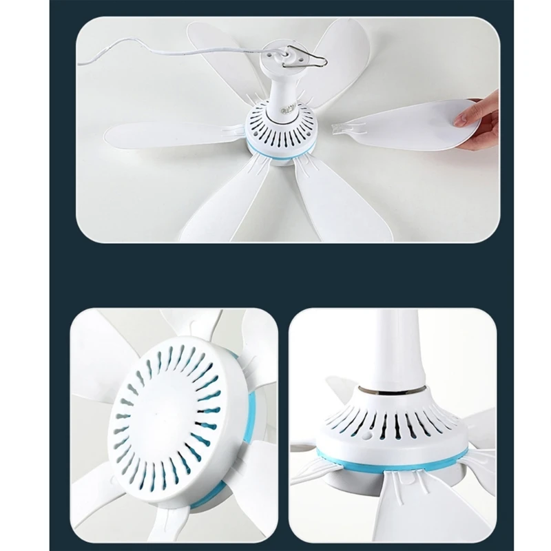 16,7-дюймовый потолочный вентилятор переменного тока, 10 Вт, 220 В для школы, комнаты в общежитии, дома, спальни, дропшиппинг